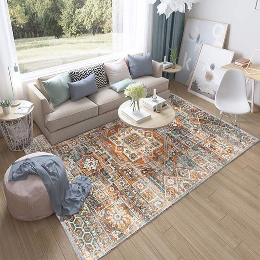 Authentic Ethnic Retro Persian Anatolian Turkish Kilim Area Rug, Washable Non Slip Living Room Rugs with pillow case gift, Housewarming Gift