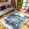 Green Blue Cream Modern Design Area Rug Runner, Geometric Accent Carpet, Unique Room Mat, Washable Anti-Slip Rug with pillow case gift