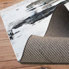 Black White Abstract Modern Design Area Rug Runner, Geometric Accent Carpet, Unique Room Mat, Washable Anti-Slip Rug with pillow case gift