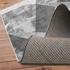 Gray White Black Modern Design Area Rug Runner, Geometric Accent Carpet, Unique Room Mat, Washable Anti-Slip Rug with pillow case gift