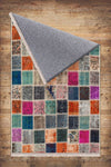 Colorful Ethnic Patchwork Design Kilim Area Rug Runner, Boho Accent Carpet, Unique Room Mat, Washable Anti-Slip Rug with pillow case gift