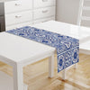 Blue Ethnic Theme Table Runner, Authentic Runner, Ottoman Turkish Pattern Table Runner, Retro Runner, Farmhouse Blue Home Decor