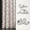 Pink Unicorn Kids Curtains with Pillowcase, Custom Sizes, Girls Bedroom Window Drapes, Magical Horse Themed Room Decor