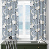 Kids Nursery Curtains with Gray White Moon Stars Sheep Lamb Design & Gift Pillowcase, Custom Sizes, Cozy Child Room Decor