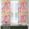 Pink Princess Nursery Curtain for Girls Room - Custom Size Anime Kids Colorful Window Drapes & Kids Room Decor