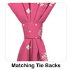 Pink White Damask Curtains Custom Size Decorative Figure Girls Room Window Drapes & Pillow Case Gift