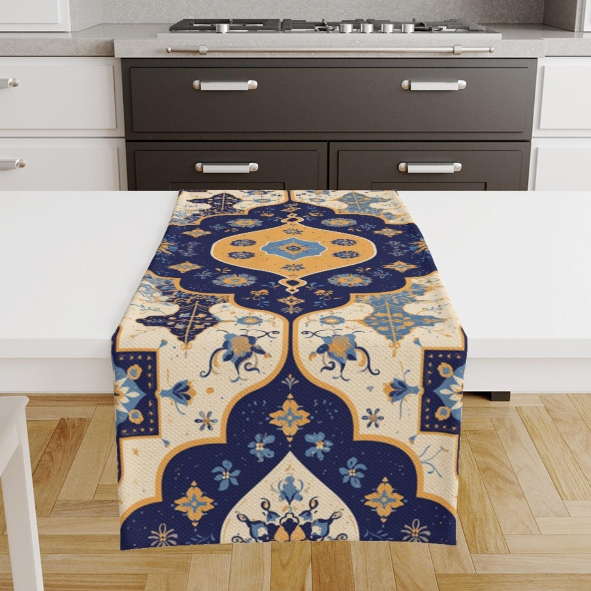 Table Runner Vintage Turkish Ottoman Kilim Rug Ethnic Dining Room Decor Textile Accent Home Decoration