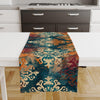 Table Runner Vintage Turkish Ottoman Kilim Vintage Watercolor Ethnic Dining Room Decor Textile Accent Home Decoration