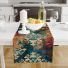 Table Runner Vintage Turkish Ottoman Kilim Vintage Watercolor Ethnic Dining Room Decor Textile Accent Home Decoration