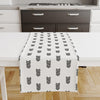 Table Runner Black White Aztec Arrow Tribal , Modern Dining Room Decor Accent Home Decoration
