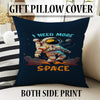 Astronaut Space Kids Nursery Curtains & Custom Size Drapes with Matching Pillow Covers – Gift for Children&#39;s Room Decor