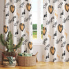 Love Hearts Kids Nursery Curtains & Custom Size Window Drapes with Gift Pillow Covers for Girls Room Decor