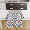 Table Runner Authentic Retro Turkish Ottoman Floral Red Tulip Flowers Modern Dining Room Decor Accent Home Decoration