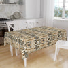 Art Deco Tablecloth Tribal Bohemian Aztec Tradional Pattern Turkish Ethnic Linen Accent Table Cover Modern Dining Decor