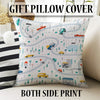 Car City Road Map Nursery Curtains - Custom Size Kids Room Drapes & Pillow Covers, Toddler Room Decor, City Road Theme Gift