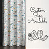 Car City Road Map Nursery Curtains - Custom Size Kids Room Drapes & Pillow Covers, Toddler Room Decor, City Road Theme Gift