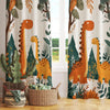 Dinosaur Kids Curtains & Gift Pillow Covers, Custom Dino Theme Nursery Drapes, Bedroom Window Treatment, Child Room Decor