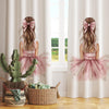 Cute Pink Ballerina Princess Kids Curtains & Pillow Covers, Custom Nursery Drapes, Room Decor for Girls Bedroom Window Treatment