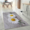 Daisy Floral Flowers Kitchen Runner Rug Non-Slip Washable Floor Mat Modern Floral Design Home Decor Kitchen Mat