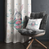Bunny Rabbit Pilot Plane Clouds Baby Nursery Curtains , Custom Baby Room Drapes, Gift Pillow Covers, Cute Bedroom Window Treatment Decor