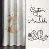 Cute Bunny Rabbit  Baby Nursery Curtains , Custom Baby Room Drapes, Gift Pillow Covers, Cute Bedroom Window Treatment Decor