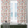 Colorful Flowers Floral Roses Girl Nursery Curtains – Custom Kids Room Drapes & Cute Bedroom Window Treatment Decor with Gift Pillow Covers