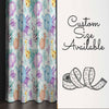 Nursery Curtains with Elephant Hippo Zebra Giraffe Animals – Custom Kids Room Drapes & Cute Bedroom Window Decor with Gift Pillow Covers