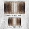 Brown Abstract Lines Bathroom Rug Non Slip Quick Dry Bath Mat - Geometric Toilet Mat, Soft Washable Modern Decor