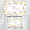 Golden Lines Marble Bathroom Rug Non Slip Quick Dry Bath Mat Geometric Washable Soft Modern Toilet Mat with Border Lines
