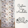 Bohemian Rainbow Hearts Sheer Curtain for Kids Room –Baby Nursery Net Voile, Lightweight & Machine Washable - Matching Accessories