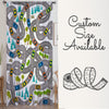 City Road Map Sheer Curtain for Kids Room, Lightweight Traffic Car Nursery Net Voile, Kids Room Window Drapes, Machine Washable