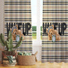 Sleepy Cute Bear Sheer Curtain for Kids Room, Lightweight  Nursery Net Voile, Kids Room Window Drapes, Machine Washable