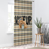 Sleepy Cute Bear Sheer Curtain for Kids Room, Lightweight  Nursery Net Voile, Kids Room Window Drapes, Machine Washable