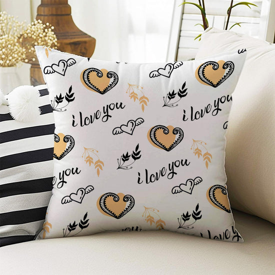 Kids Room Decor Girls Garden Floral Flowers Pillow Covers, Bold Nursery Cushion & Decorative Children Throw Pillowcases for Playroom