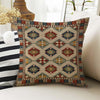 Turkish Kilim Pillow Covers - Vintage Rug Design Cushion Case, Retro Print Throw Pillow Accent for Boho Home Decor