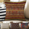 Rug Design Pillow Covers - Turkish Kilim Pattern Cushion Case, Boho Print Throw Pillow, Vintage Style Accent Pillow Covers