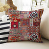 Rug Design Pillow Covers - Colorful Turkish Kilim Pattern Cushion Case, Tradional Print Throw Pillow, Vintage Style Accent Pillow Covers