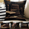 Dark Academia Pillow Cover, Gothic Books Cushion, Goth Library Decorative Throw Pillowcase, Moody Home Decor Accent