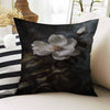 Dark Academia Moody Pillow Cover, Victorian Flowers Cushion, Decorative Throw Pillowcase, Dark Cottagecore Floral Home Decor