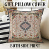 Persian Vintage Style Rug, Cream Red Green Turkish Floral Carpet, Soft Textured Kitchen Runner, Bohemian Area Rugs for Living Room & Bedroom