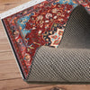 Persian Vintage Style Rug, Red Brown Green Turkish Ottoman Carpet, Soft Textured Kitchen Runner, Bohemian Area Rug for Living Room Bedroom