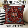 Persian Vintage Style Rug, Red Brown Green Turkish Ottoman Carpet, Soft Textured Kitchen Runner, Bohemian Area Rug for Living Room Bedroom