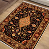 Persian Vintage Victorian Style Rug, Brown Turkish Medieval Carpet, Soft Textured Kitchen Runner, Bohemian Area Rug for Living Room Bedroom