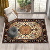 Persian Vintage Victorian Rug Brown Turkish Medieval Carpet Soft Textured Kitchen Runner Bohemian Area Rug for Living Room Bedroom