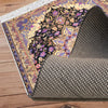 Gothic Ethnic Victorian Tribal Rug - Brown Purple Turkish Floral Medieval Carpet, Soft Textured Kitchen Runner Bohemian Area Rug