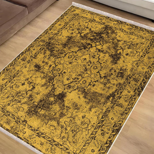 Authentic Ethnic Retro Persian Anatolian Turkish Kilim Area Rug, Washable Non Slip Living Room Rugs with pillow case gift, Housewarming Gift