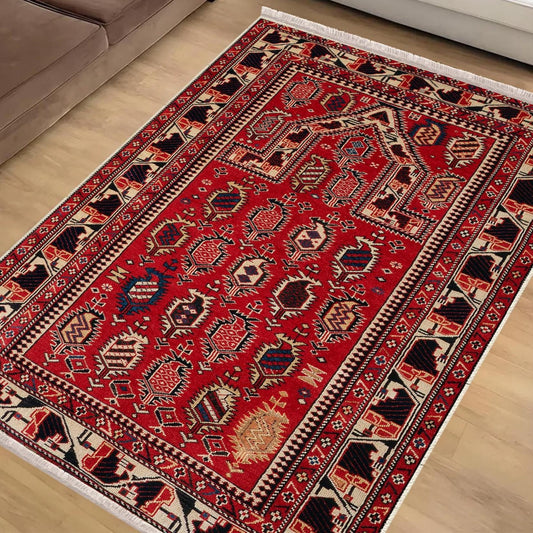 Authentic Ethnic Retro Persian Non-Slip Turkish Kilim Area Rug, Washable Living Room Rugs with pillow case gift, Housewarming Gift