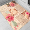 Pink Retro Floral Kitchen Runner Rug - Washable Non-Slip Floor Mat for Home Decor & Modern Kitchen Design