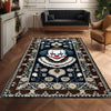 Scary Clown Rug for Gothic Decor, Horror Circus Clown Rug, Washable Non-Slip Gothic Rug, Home Gift Rug, Unique Horror Floor Mat