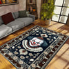 Scary Clown Rug for Gothic Decor, Horror Circus Clown Rug, Washable Non-Slip Gothic Rug, Home Gift Rug, Unique Horror Floor Mat
